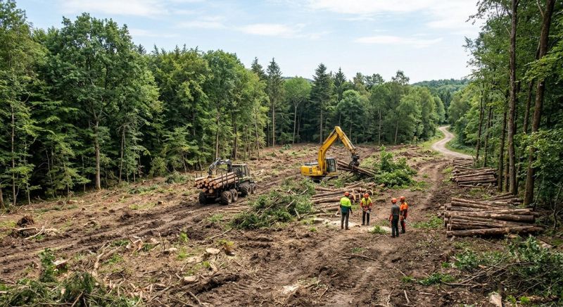 Trees Clearing in Katy, TX